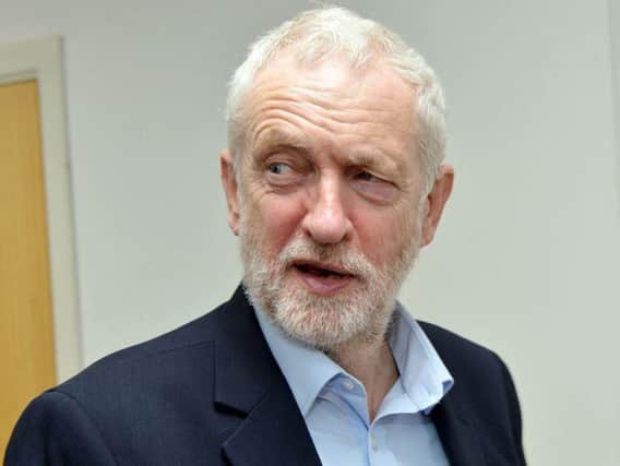 Labour leader Jeremy Corbyn in Alfreton. Picture by Brian Eyre.