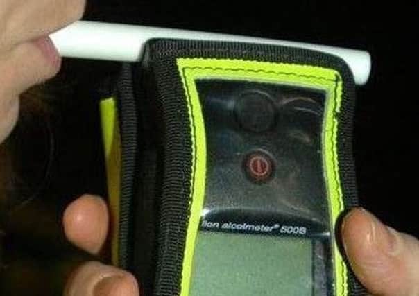 A drink-driving breathalyser.