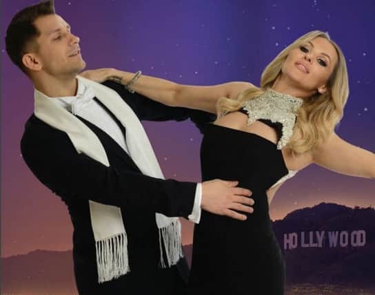 Pasha Kovalev and Anya Garnis.