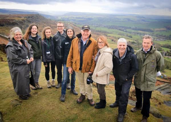 Australian state legislator Rick Colless, centre, visited the Peak District National Park to learn about partnership working between local organisations during a Commonwealth study tour of the UK.