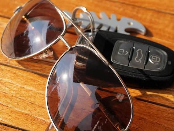 It is illegal to use one type of sunglasses while driving.