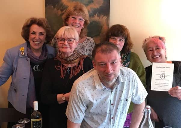 Some of Baileys local heroes with Edwina Currie.