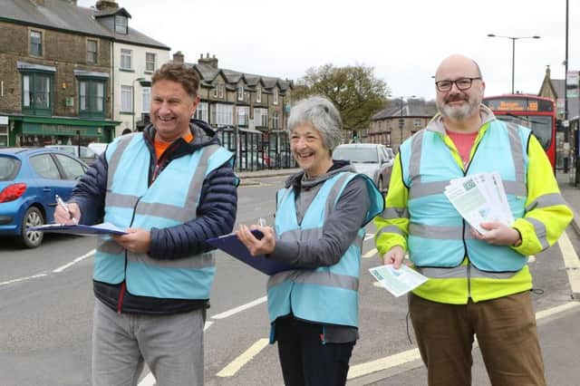 The Town Team are appewaling for volunteer traffic counters, Jim Lowe, Viv Marriot and Richard Lower