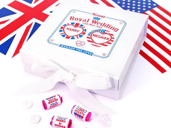 The limited-edition Love Hearts rolls have been launched to commemorate the royal wedding of Prince Harry and Meghan Markle.