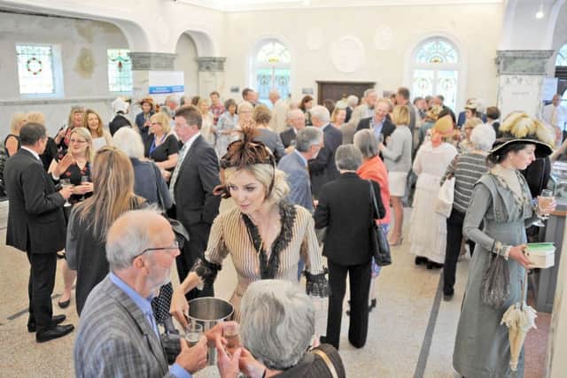 Guests at the thank you event for supporters of the Buxton Crescent Heritage Trust in the Pump Room on Tuesday evening.