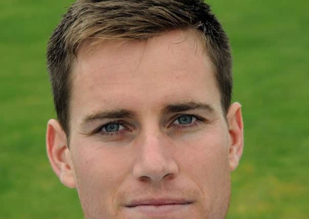 Derbyshire County Cricket Club press day.
Luis Reece.